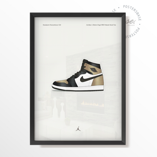 Jordan 1 Retro High NRG Patent Gold Toe