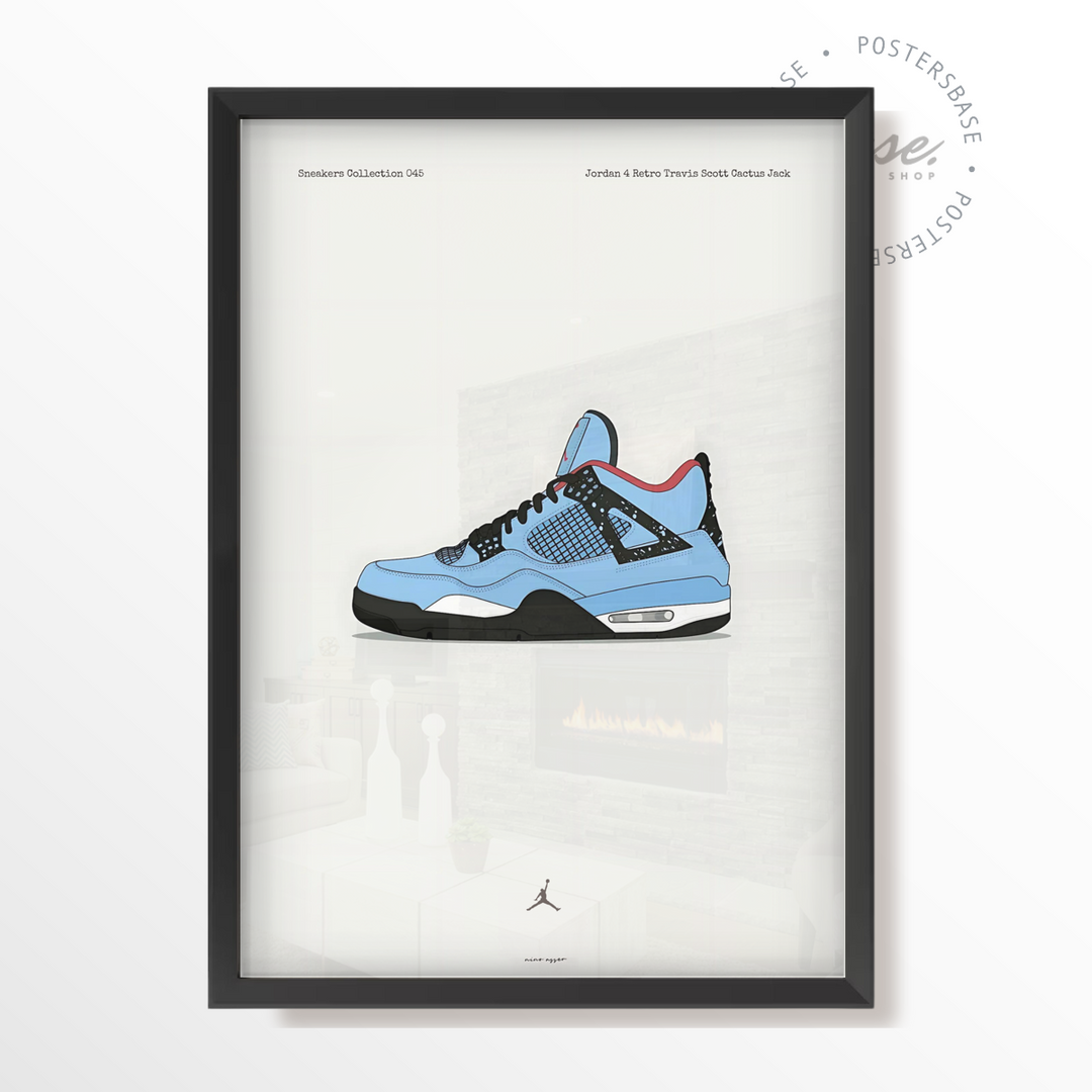 jordan 4 travis scott cactus Jordan 4 Retro Travis Scott Cactus Jack Poster – from 7.95€