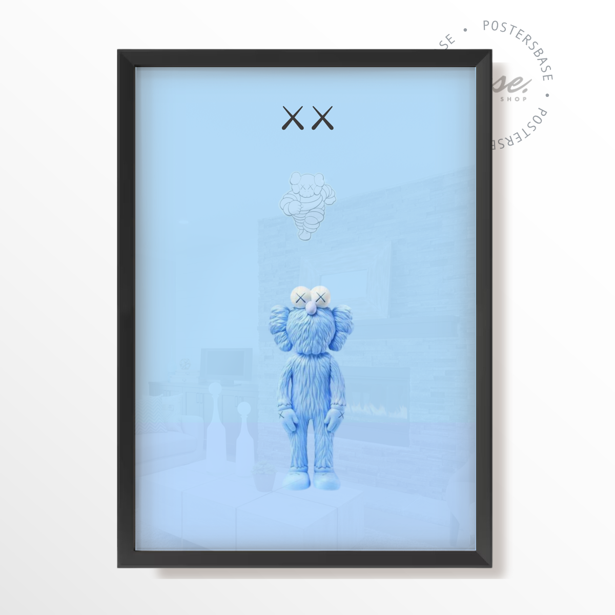 KAWS BLUE LOGO