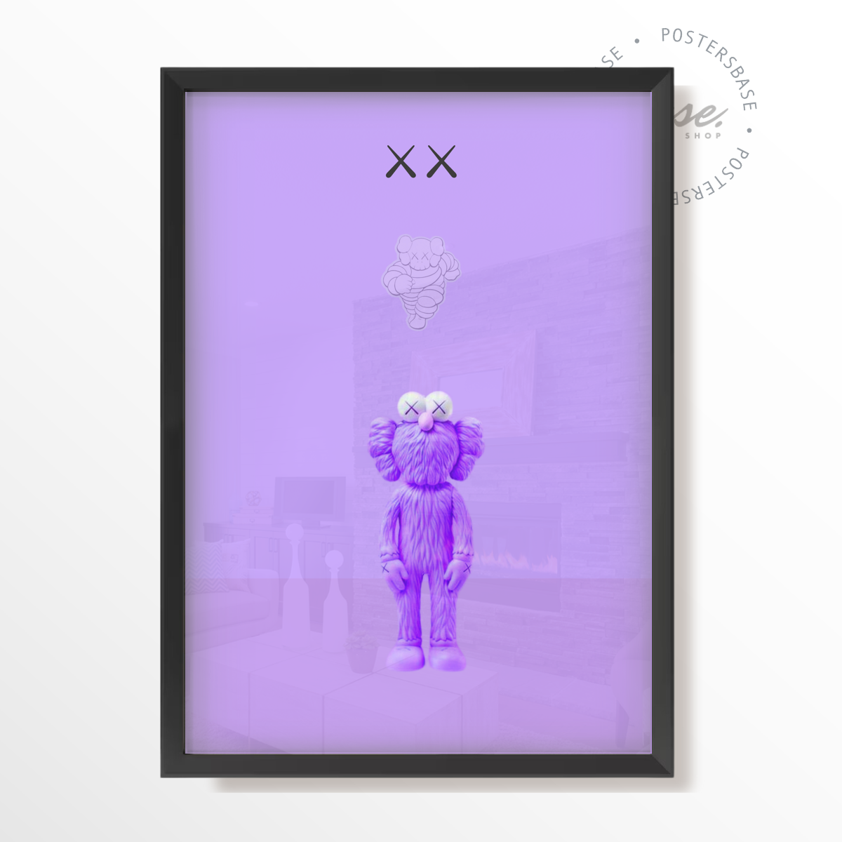 KAWS VIOLET LOGO