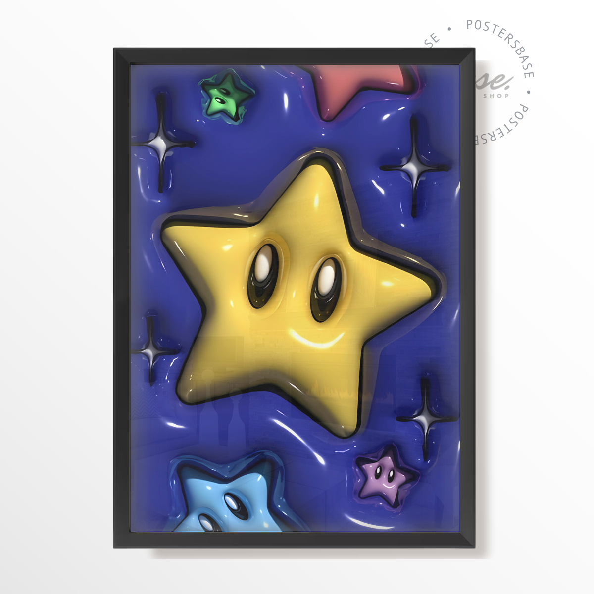 MARIO BROS STARS SLICK