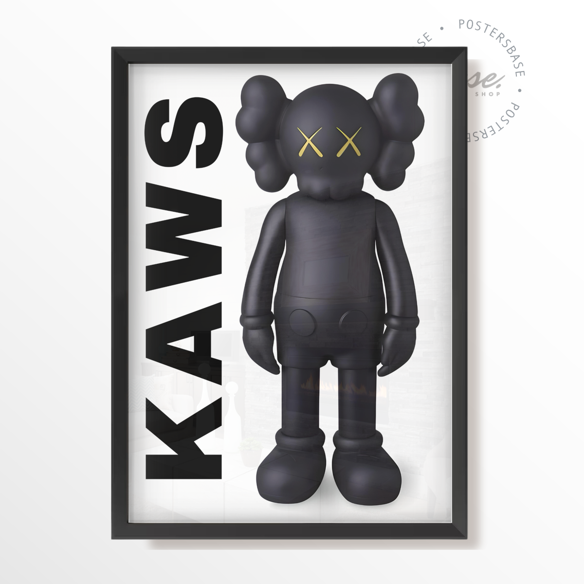 ONLY BLACK KAWS