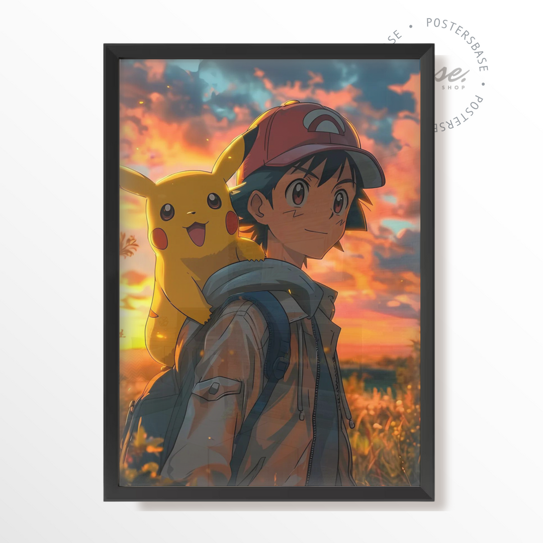 Poster POKEMON ASH e PIKACHU – da 7,95€ Spedizione Gratis