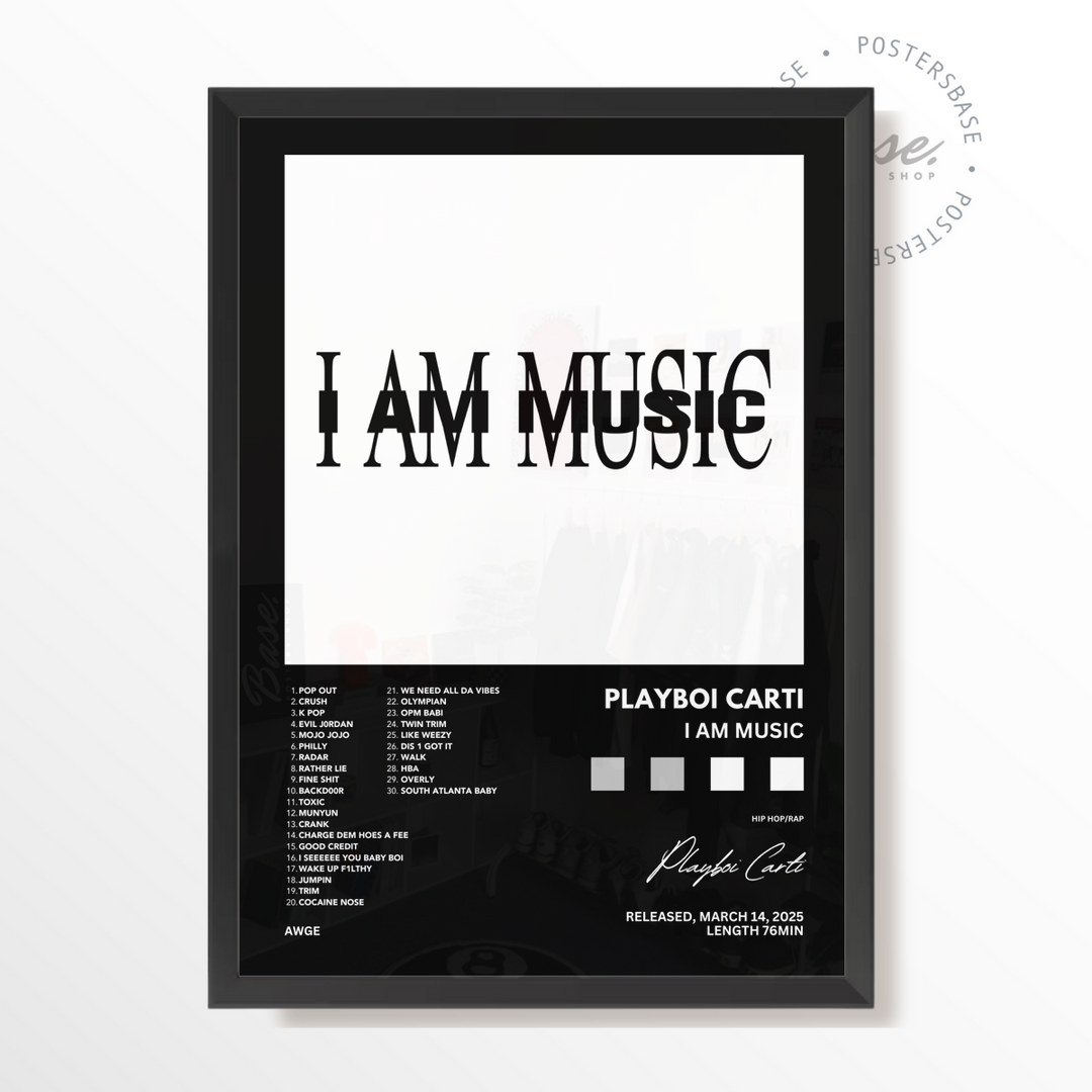 Football Posters of Playboi Carti I AM MUSIC – from 11.95€ | Free