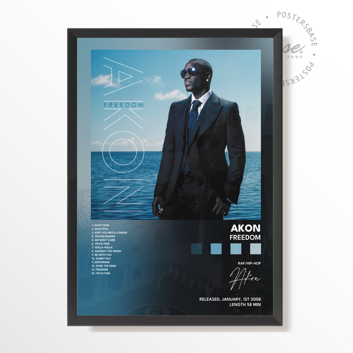 akon Freedom poster