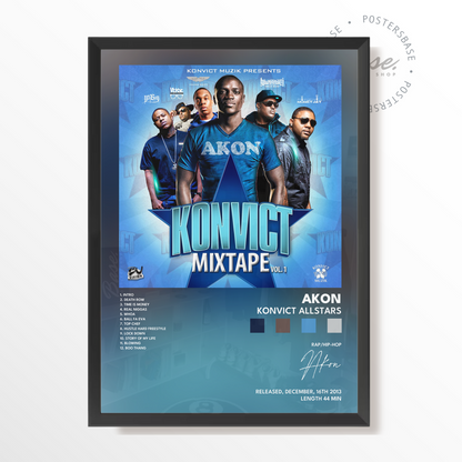 akon Konvict Allstars poster