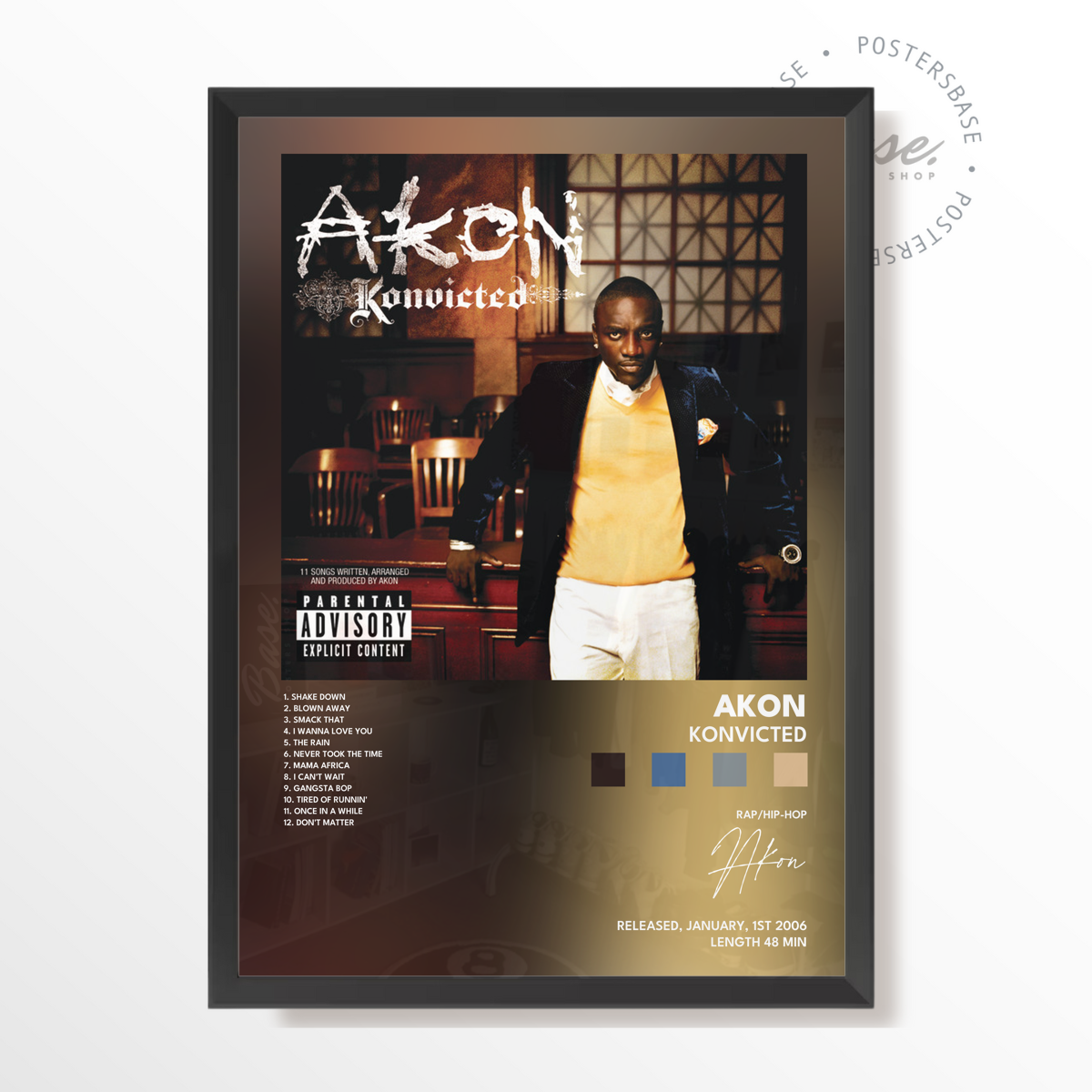 akon Konvicted poster