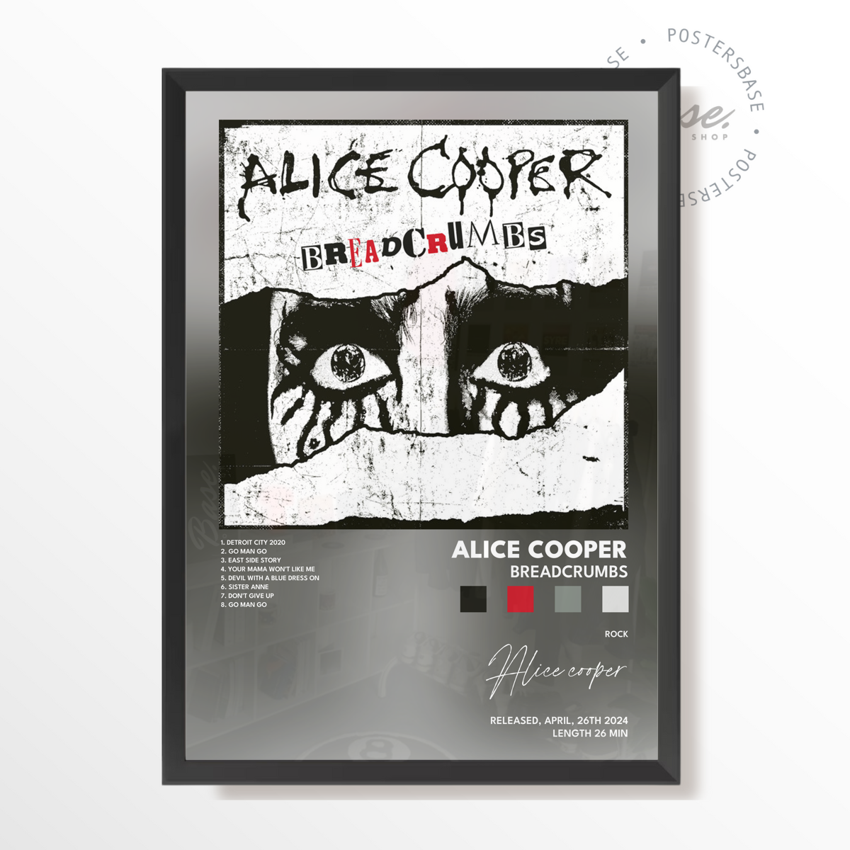 alice cooper Breadcrumbs poster