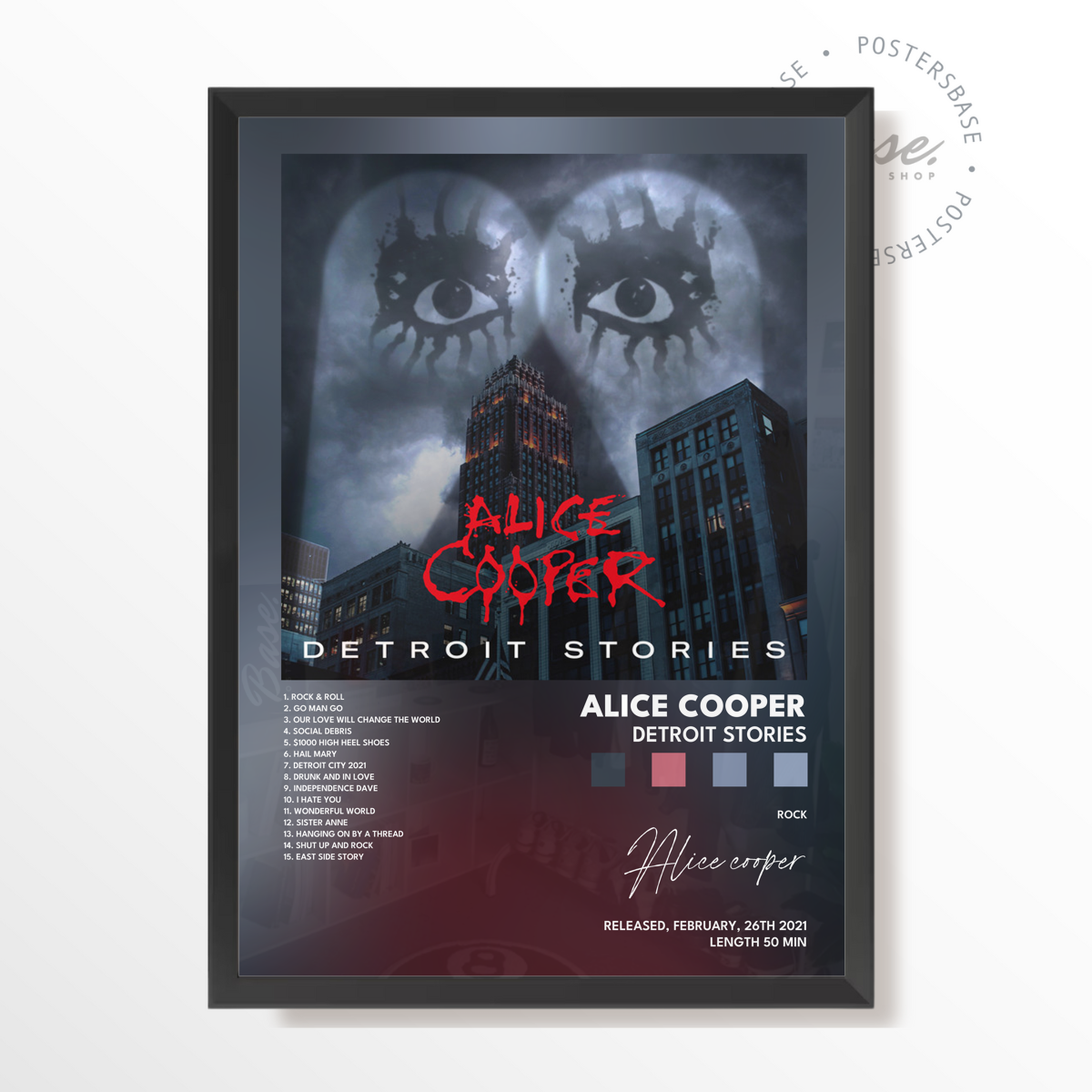 alice cooper Detroit Stories poster