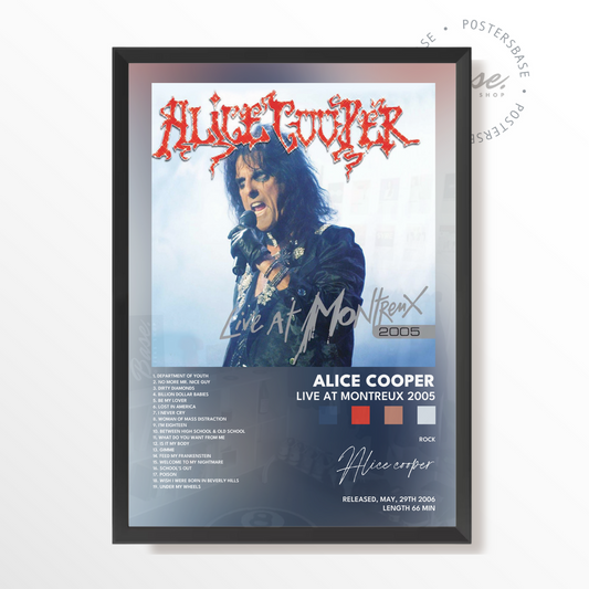 alice cooper Live At Montreux 2005 poster