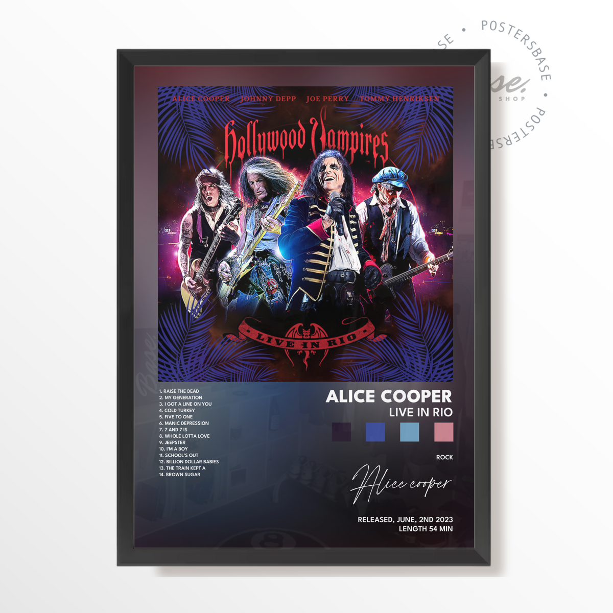 alice cooper Live in Rio poster