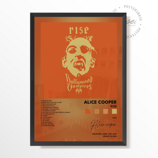 alice cooper Rise poster