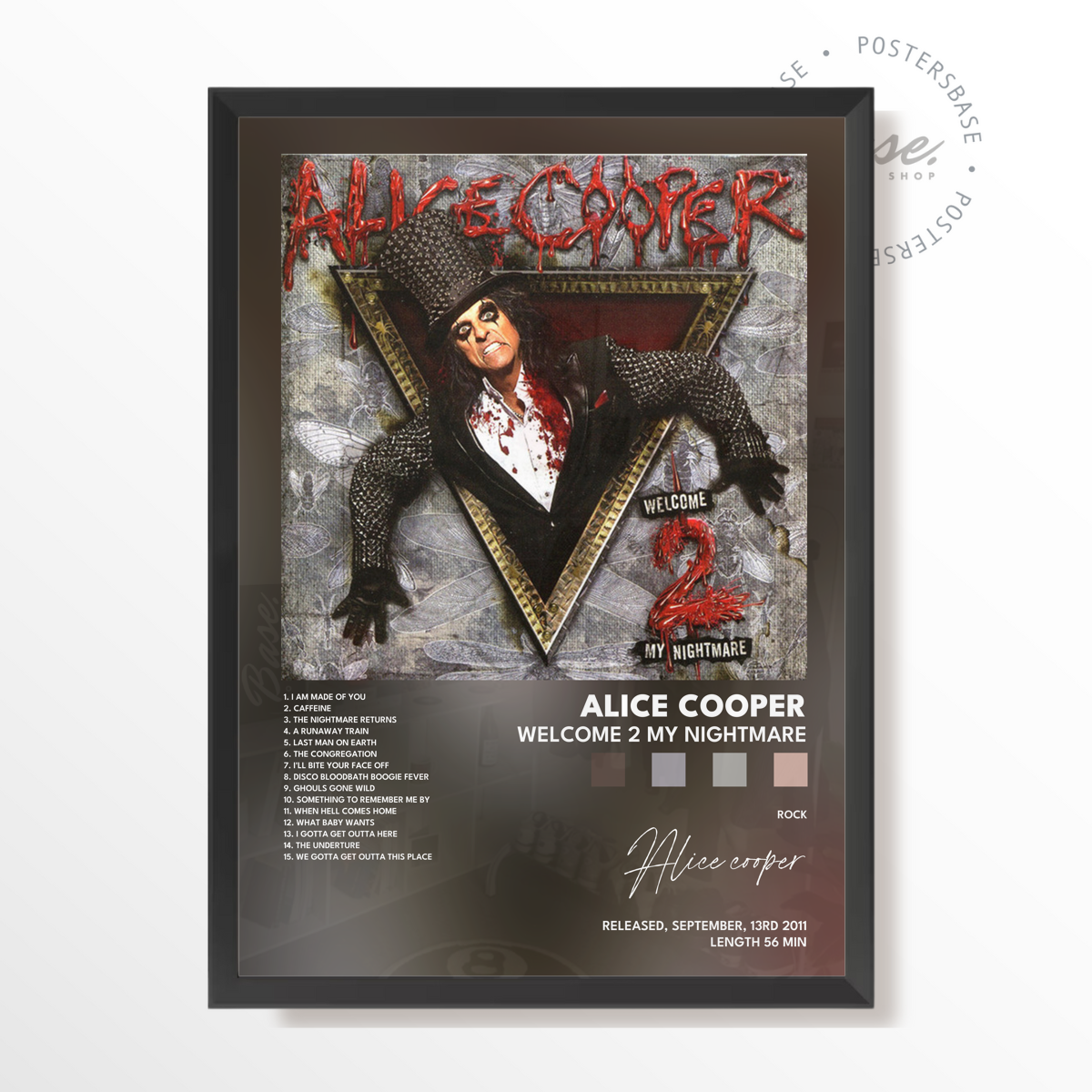 alice cooper Welcome 2 My Nightmare poster