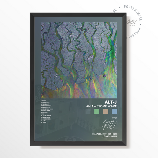 alt j An Awesome Wave poster