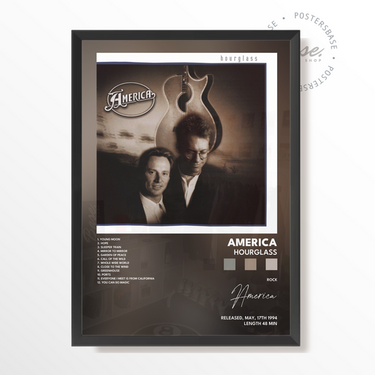 america Hourglass poster