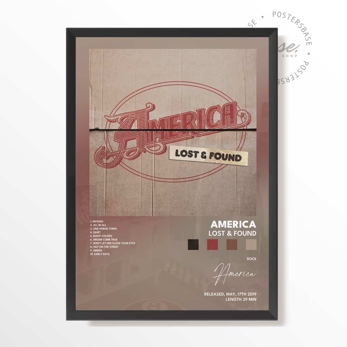 america Lost  Found poster