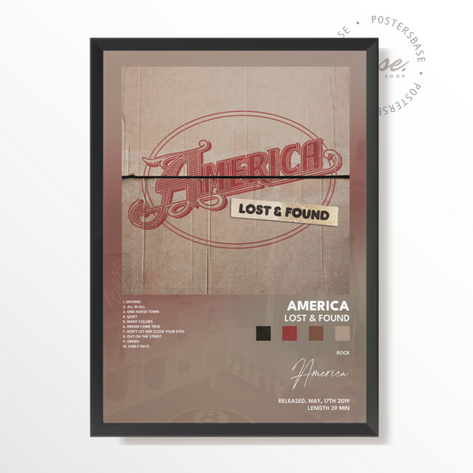 america Lost  Found poster