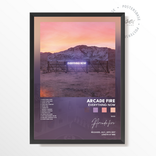 arcade fire Everything Now poster