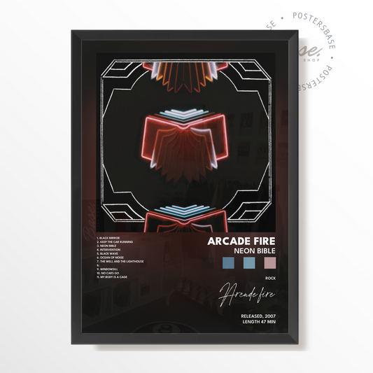 arcade fire Neon Bible poster