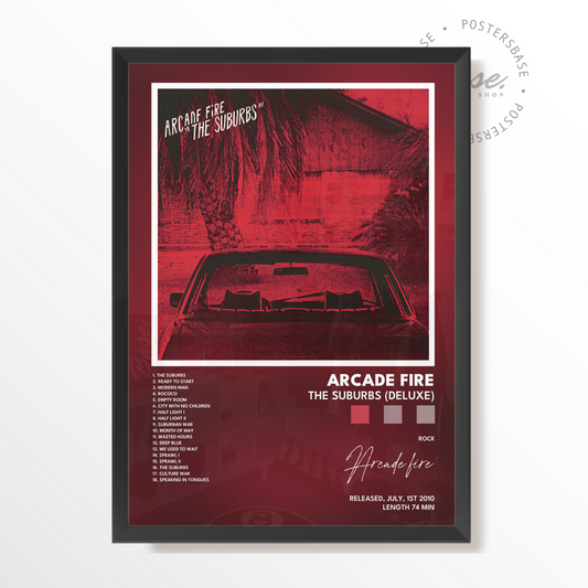 arcade fire The Suburbs Deluxe poster