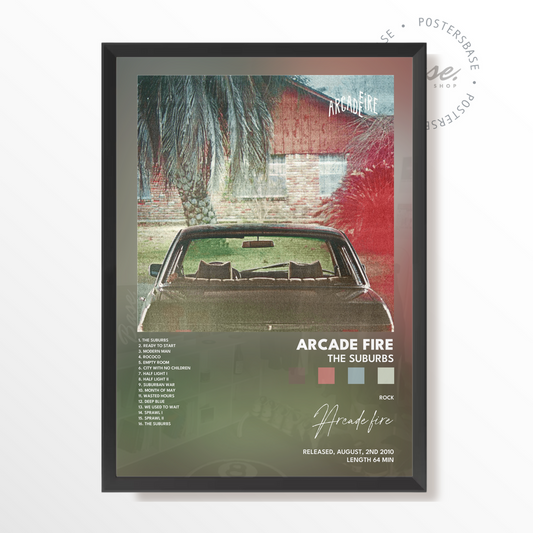 arcade fire The Suburbs poster