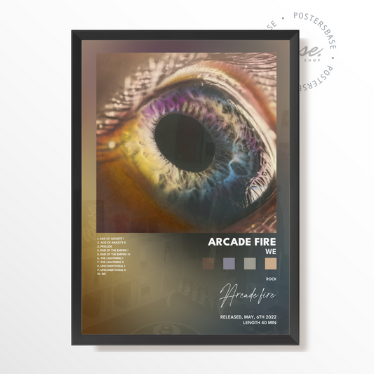 arcade fire WE poster