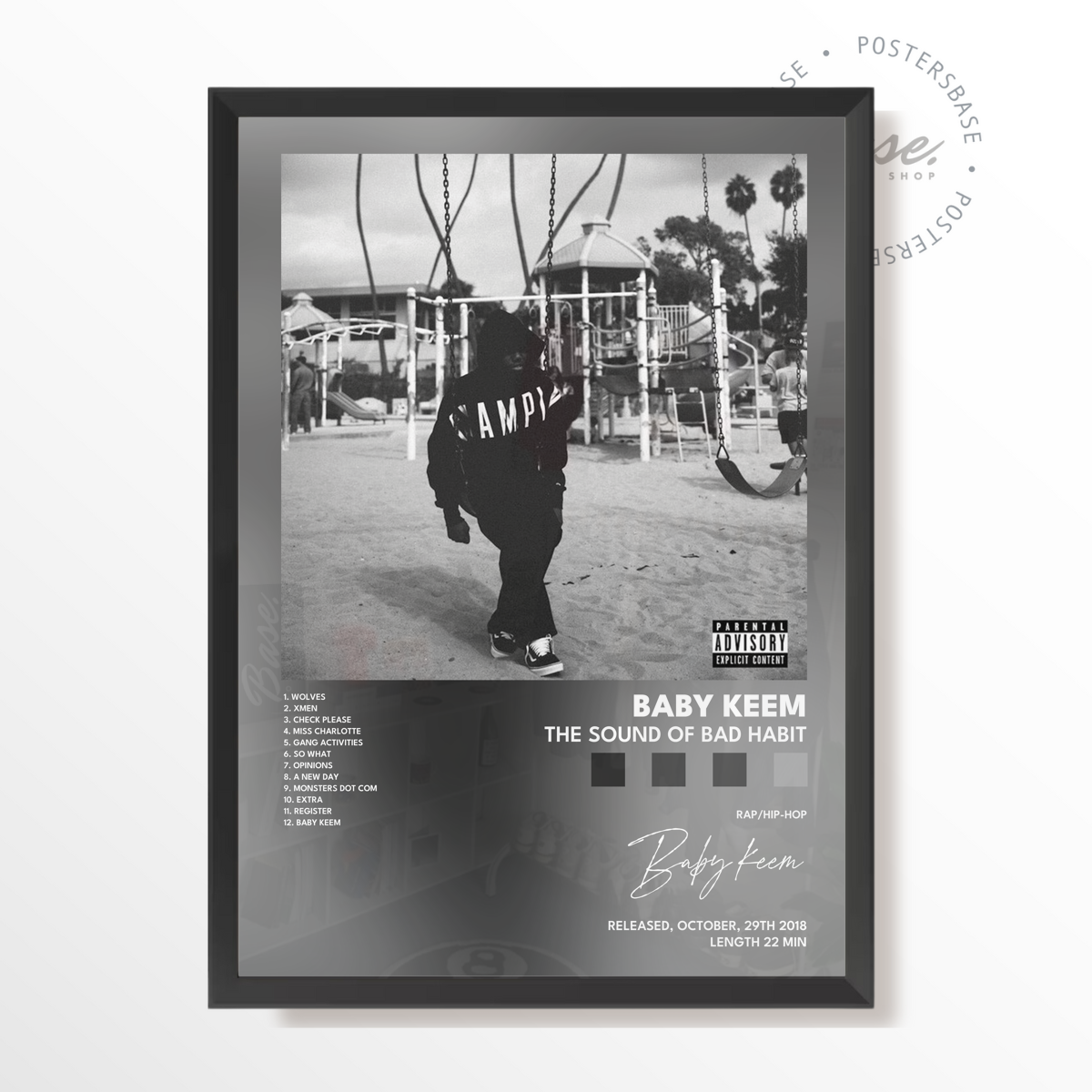 baby keem The Sound of Bad Habit poster