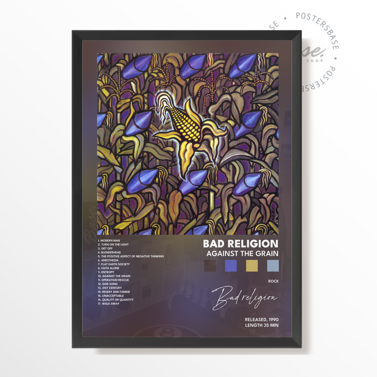 bad religion Against The Grain poster