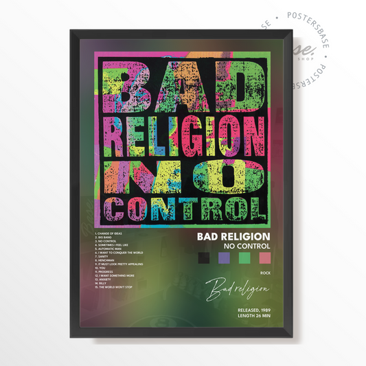 bad religion No Control poster