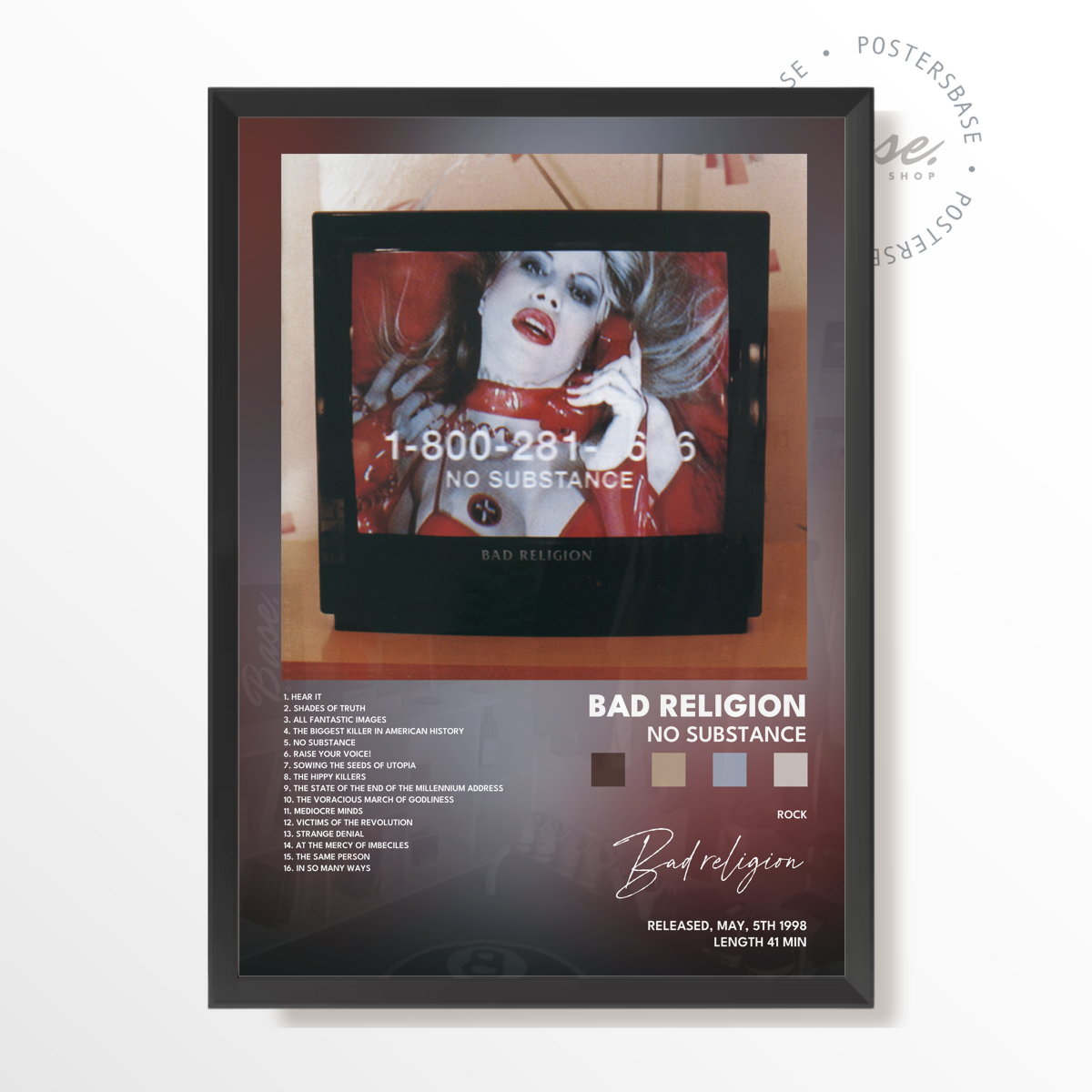 bad religion No Substance poster