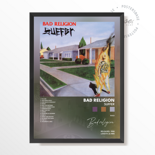 bad religion Suffer poster