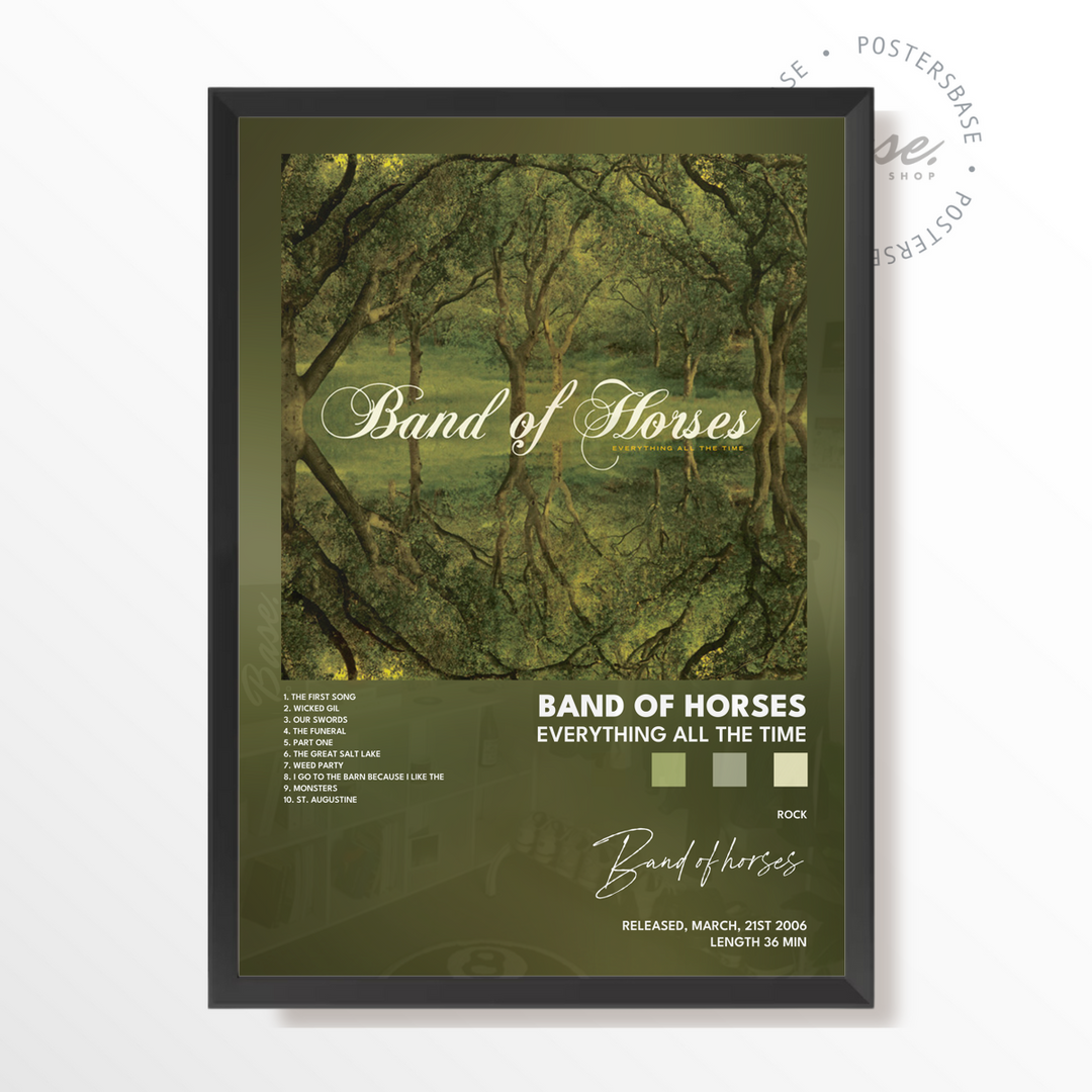 band of horses monsters band of horses Everything All The Time poster
