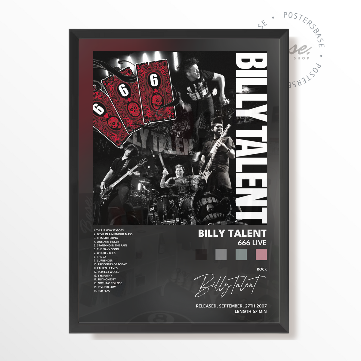 billy talent 666 Live poster