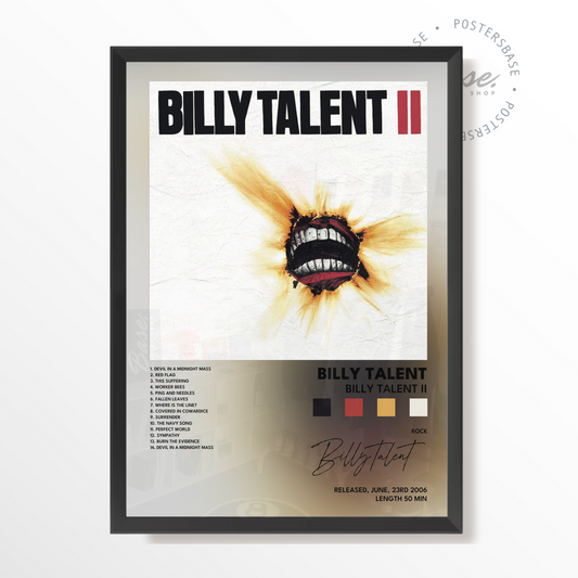 billy talent Billy Talent II poster