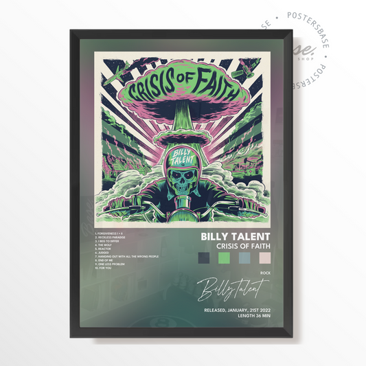 billy talent Crisis Of Faith poster