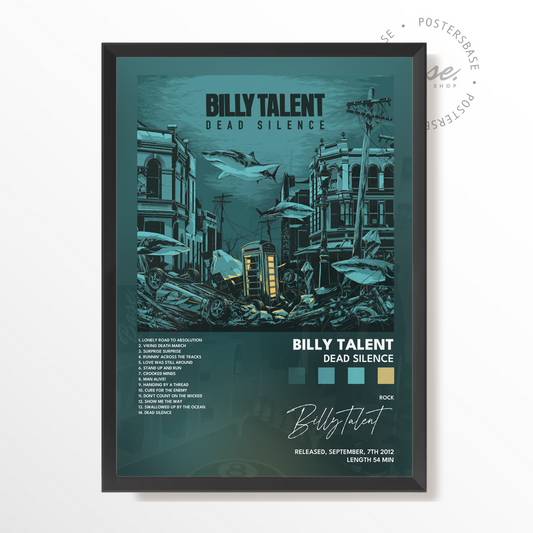 billy talent Dead Silence poster