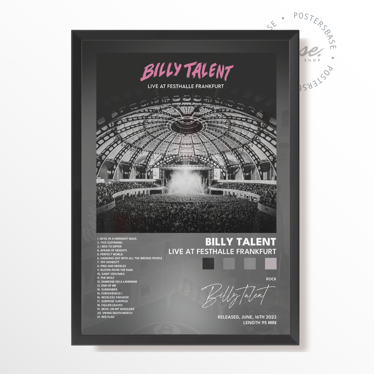 billy talent Live at Festhalle Frankfurt poster