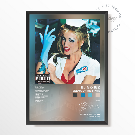 blink 182 Enema Of The State poster