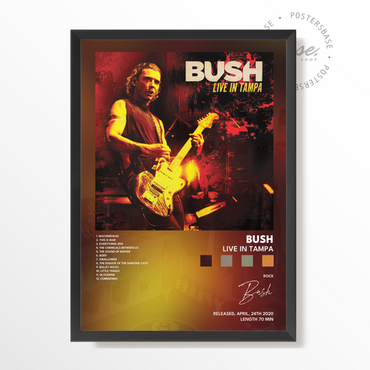 bush Live in Tampa poster