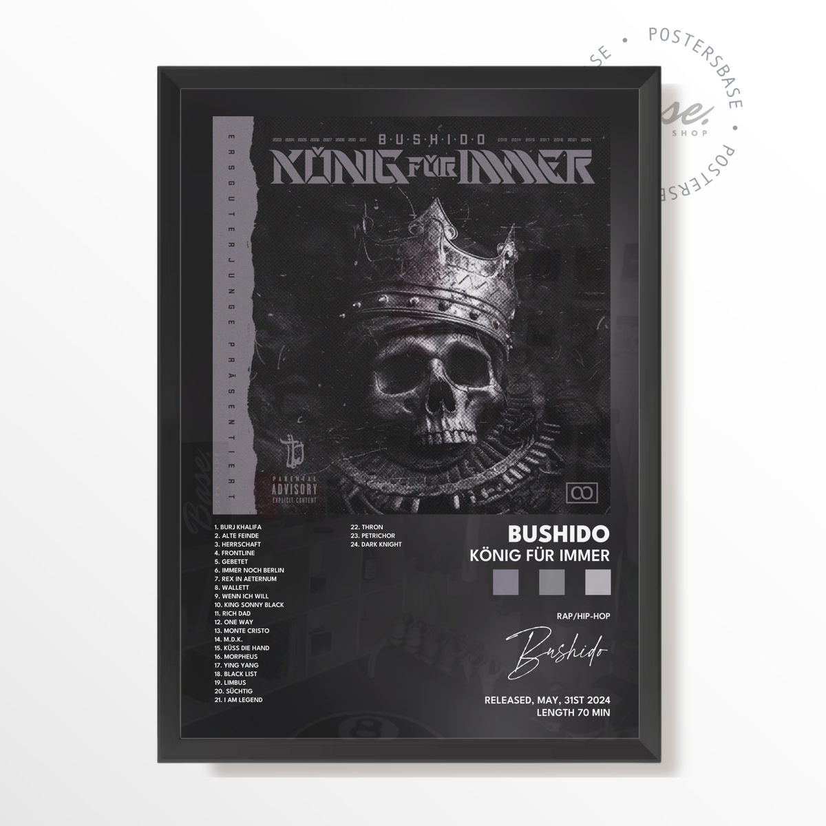 bushido König für immer poster