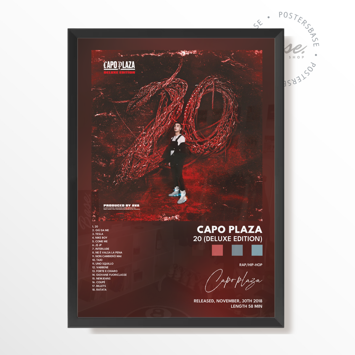 capo plaza 20 Deluxe Edition poster