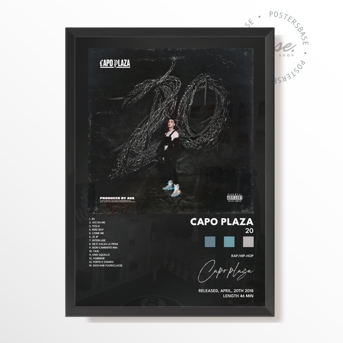 capo plaza 20 poster