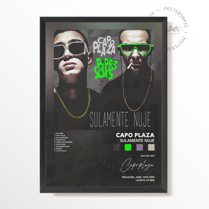 capo plaza Sulamente nuje poster