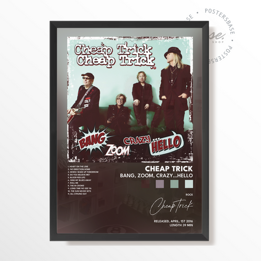 cheap trick Bang Zoom CrazyHello poster