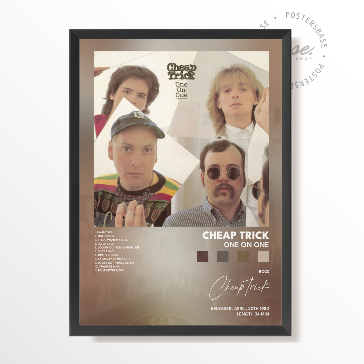 cheap trick One On One poster