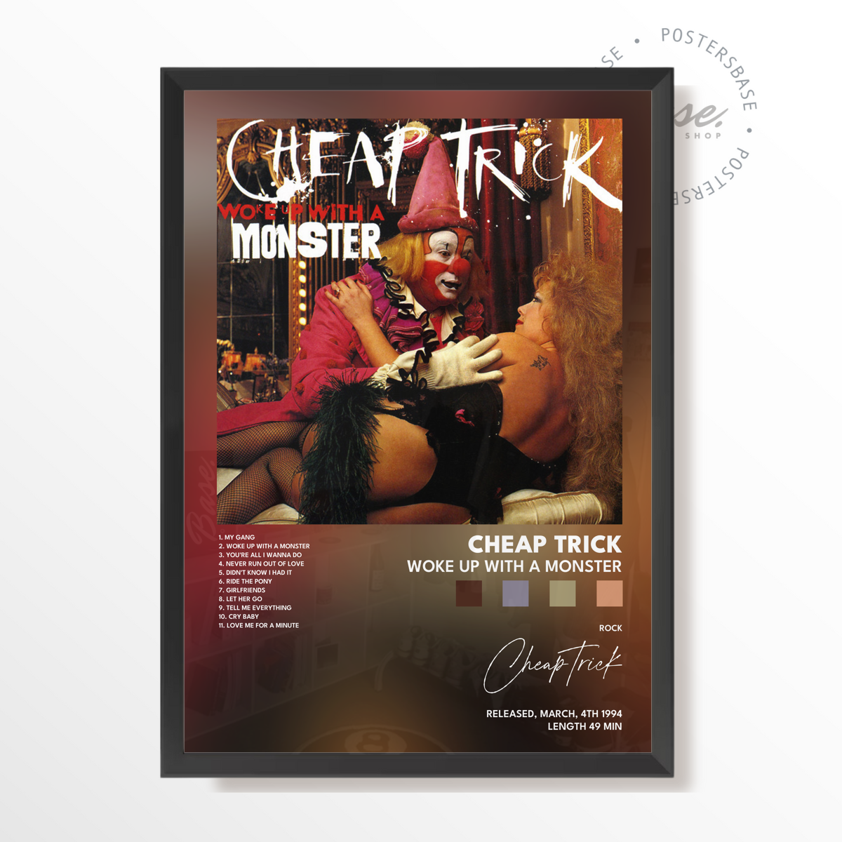 cheap trick Woke Up With A Monster poster