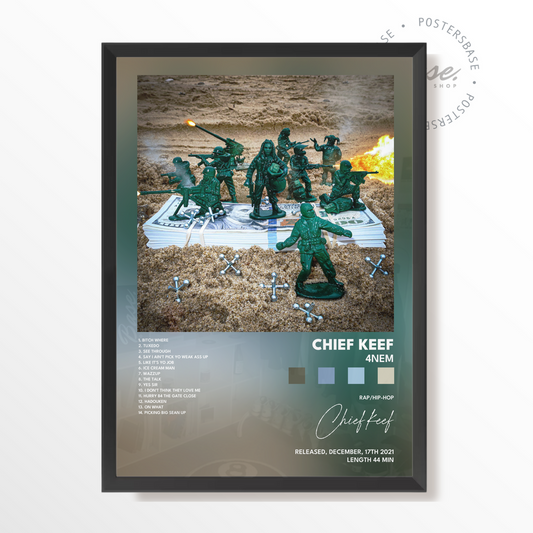 chief keef 4NEM poster