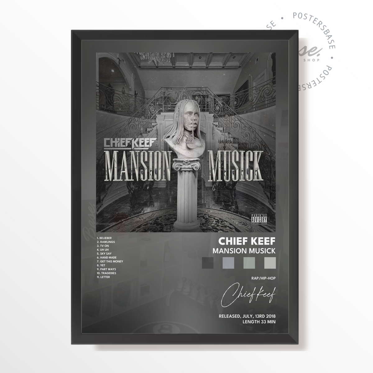 chief keef Mansion Musick poster