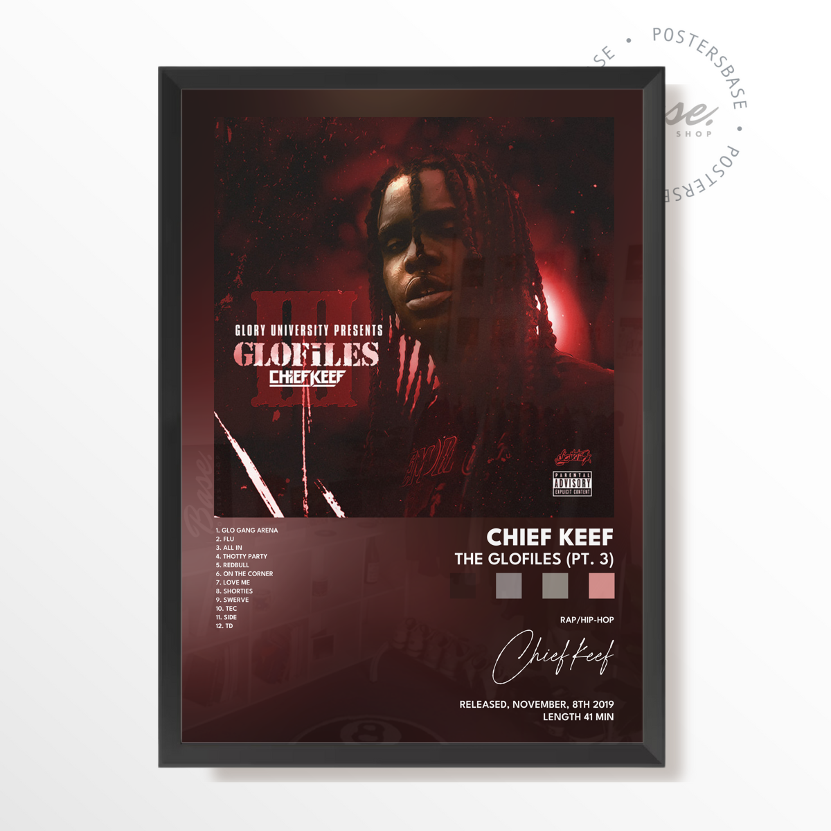 chief keef The GloFiles Pt 3 poster