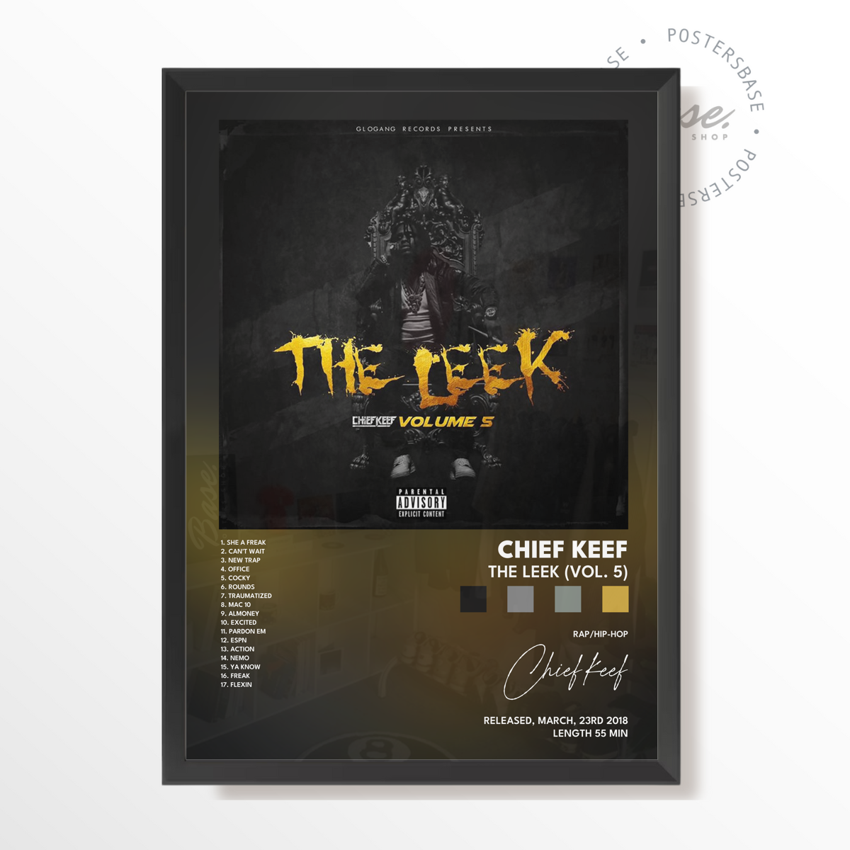 chief keef The Leek Vol 5 poster